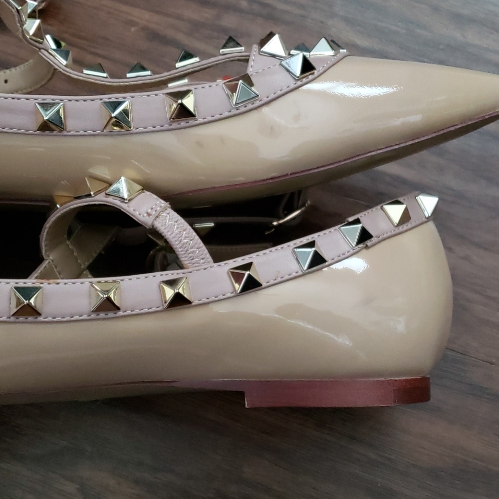Kaitlyn Pan Rockstud Caged Flats - Picture 6 of 6